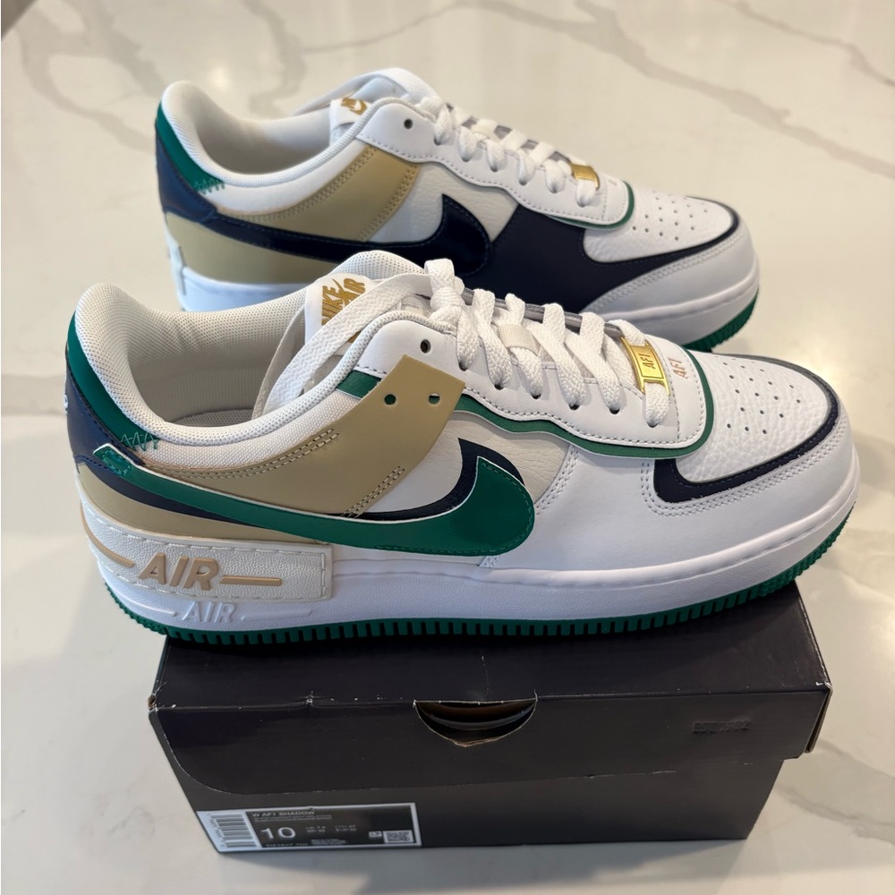 Women’s Nike AF1 Shadow Brand New with Tags! White/Malachite/Sesame/Navy
